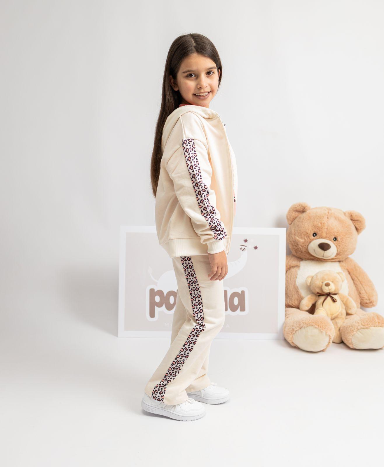 Conjunto de niña de 3 piezas oso Skate - primavera