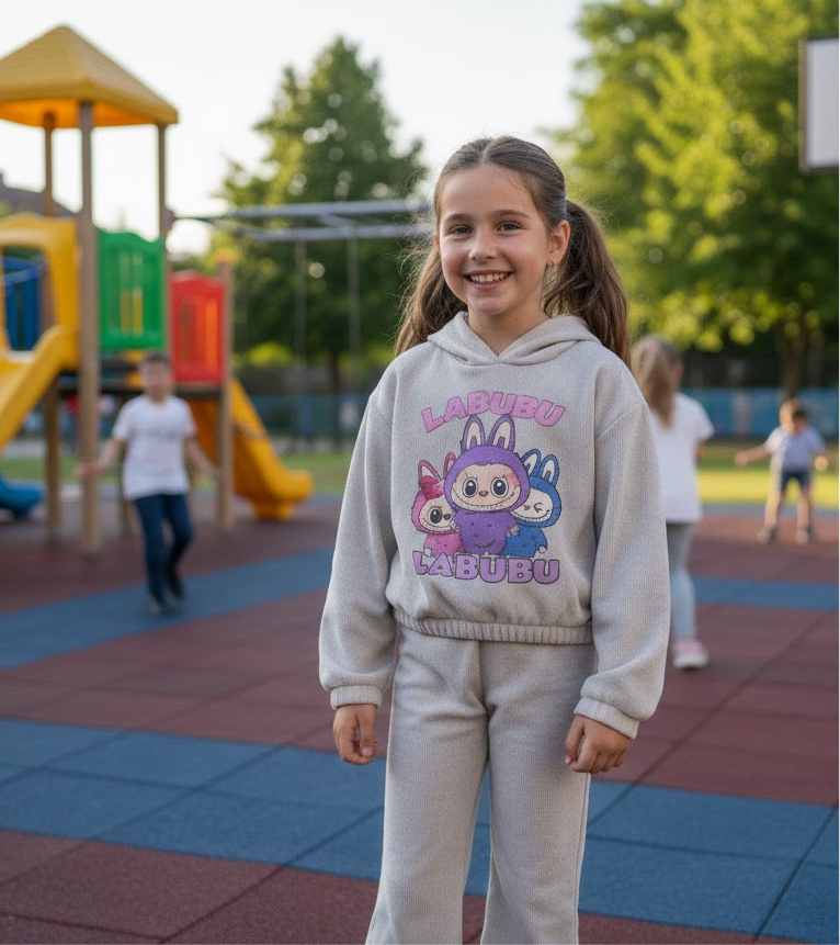 Chandal de niña micropana Labubu - Pronta Moda