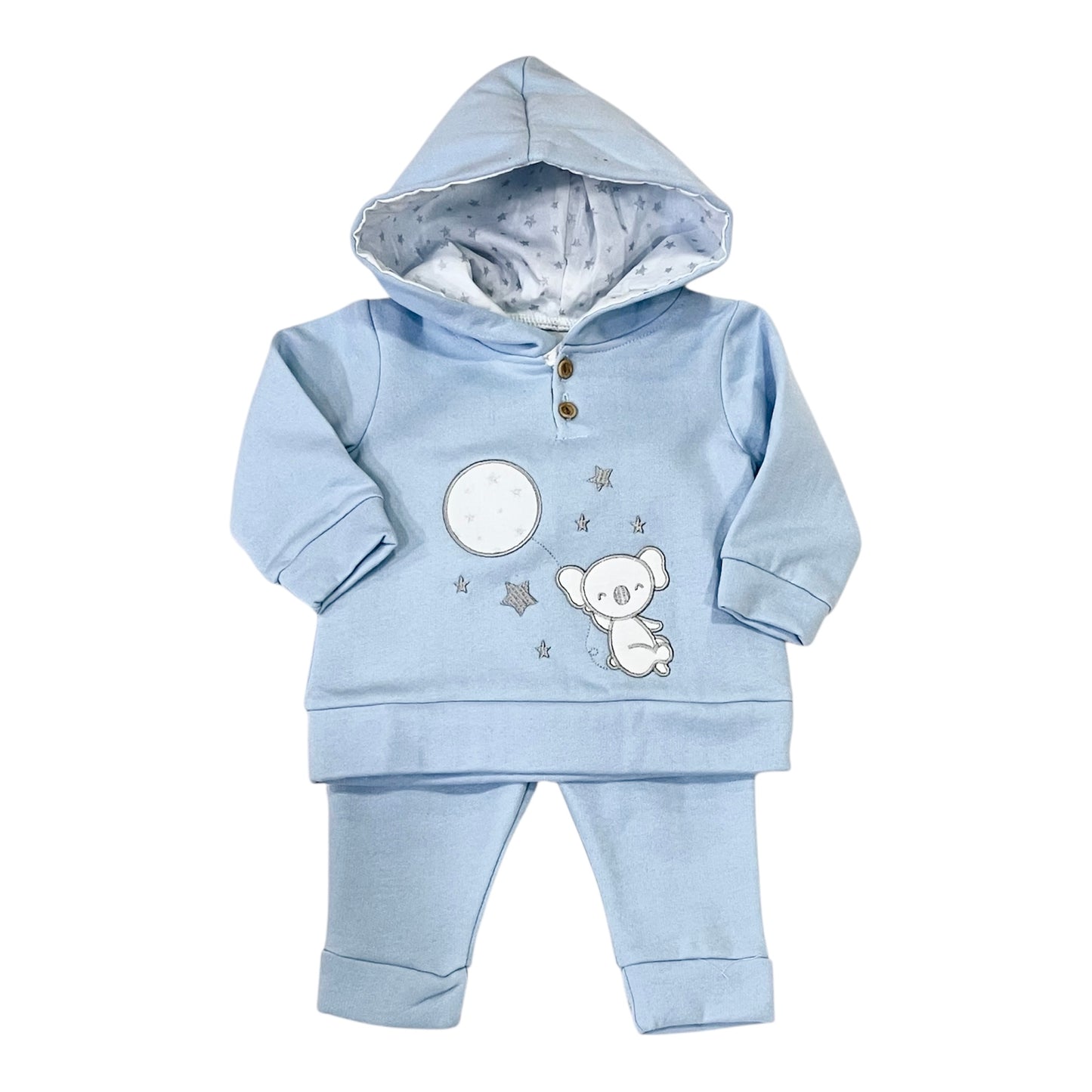 Conjunto chandal bebé niño koala con globo