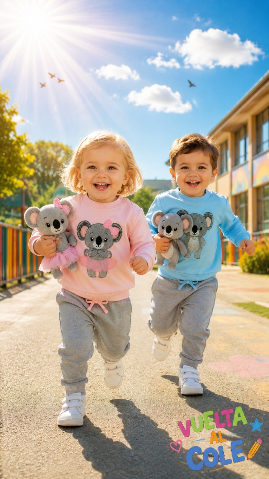 Chándal azul koala de Bebé