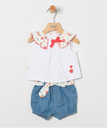 Short + camiseta bebé estampado del mar - Coco Acqua 2025