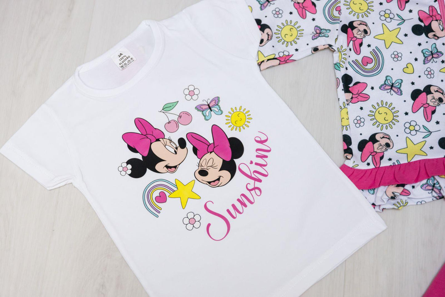 Conjunto niña de tres piezas de Minnie