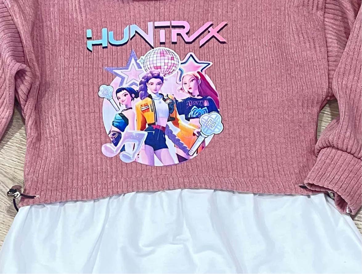 Chandal con sudadera con volante K- Pop - Pronta Moda