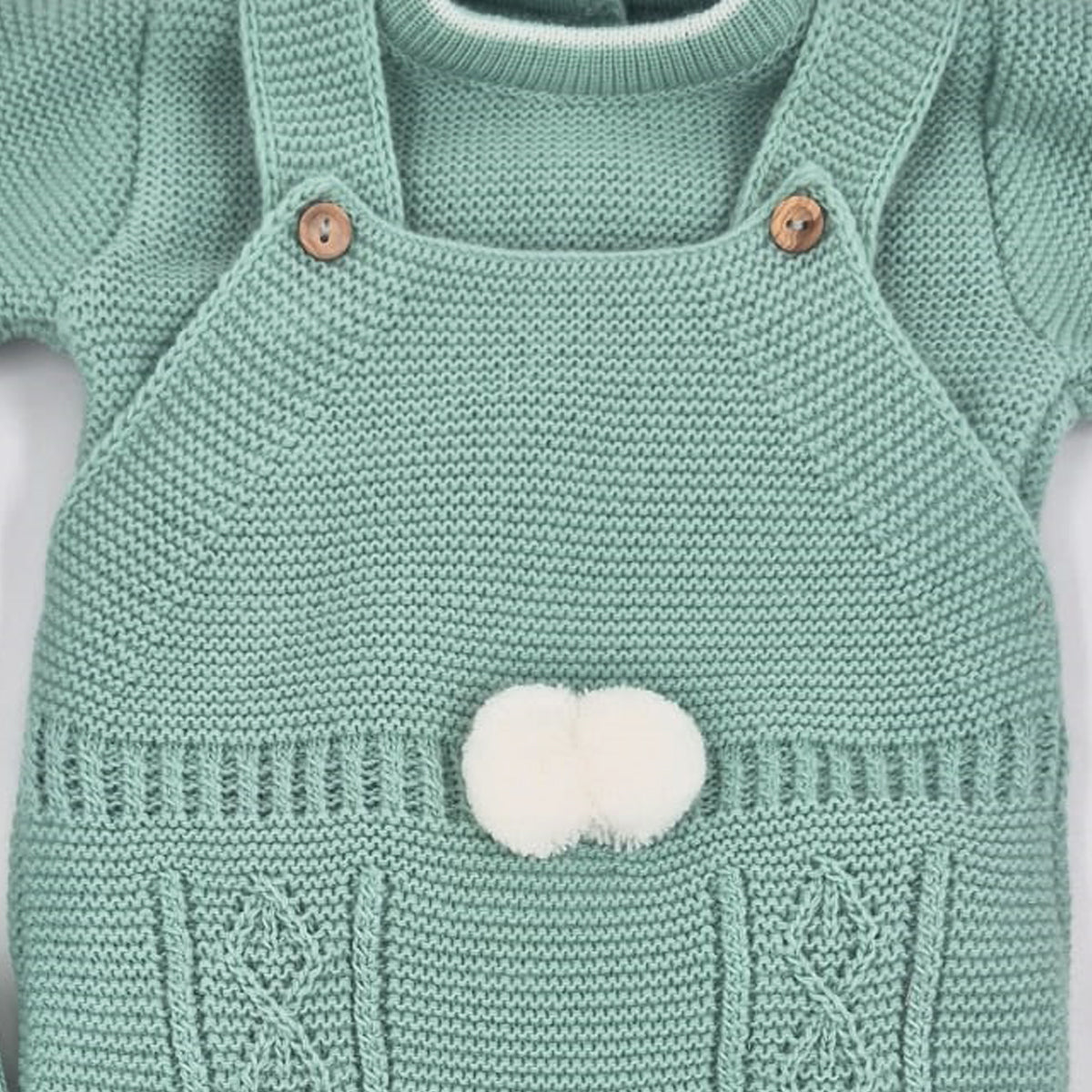 Conjunto peto bebé en color verde ( 0- 6 meses )- Glory bebé