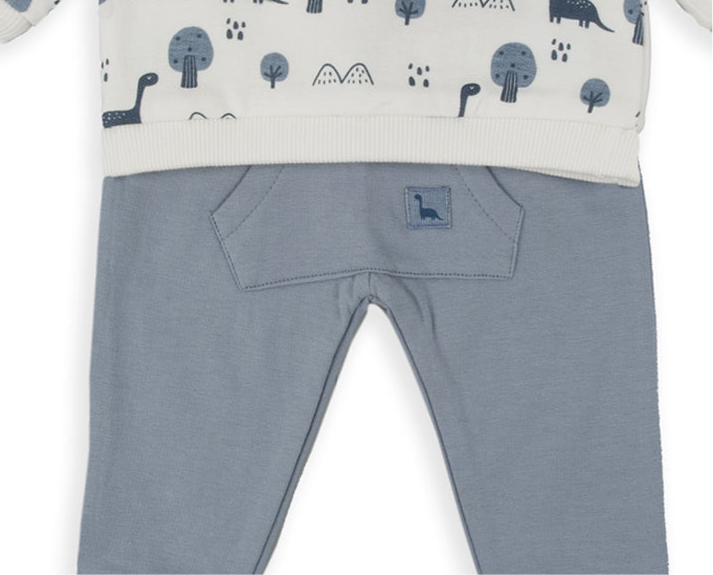 Chandal bebe dinosaurio azules - Babybol