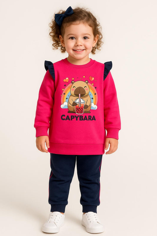 Chandal de Capybara  en fucsia - Pronta moda