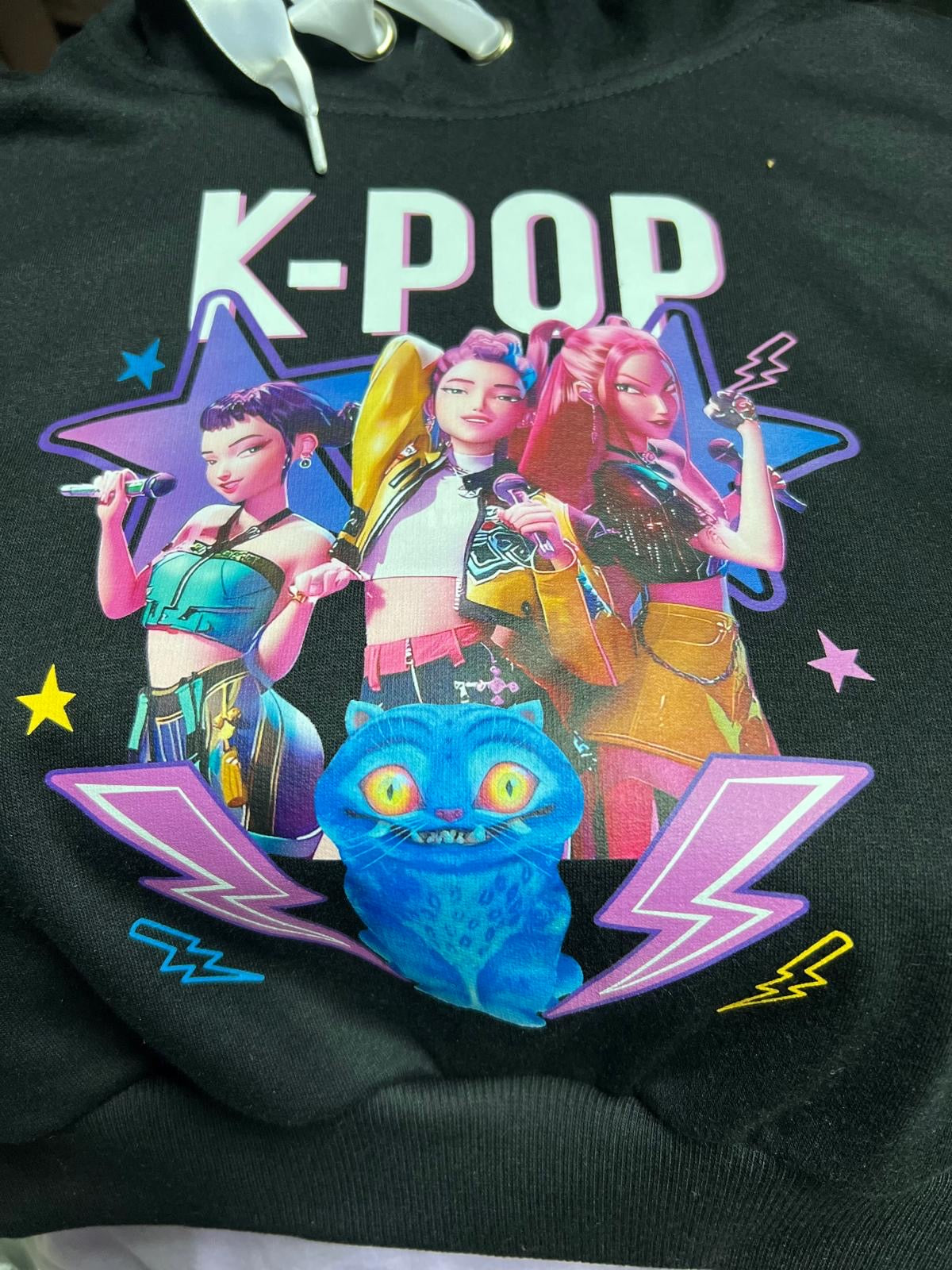 Chandal 3pz de niña negro K- Pop - Pronta Moda