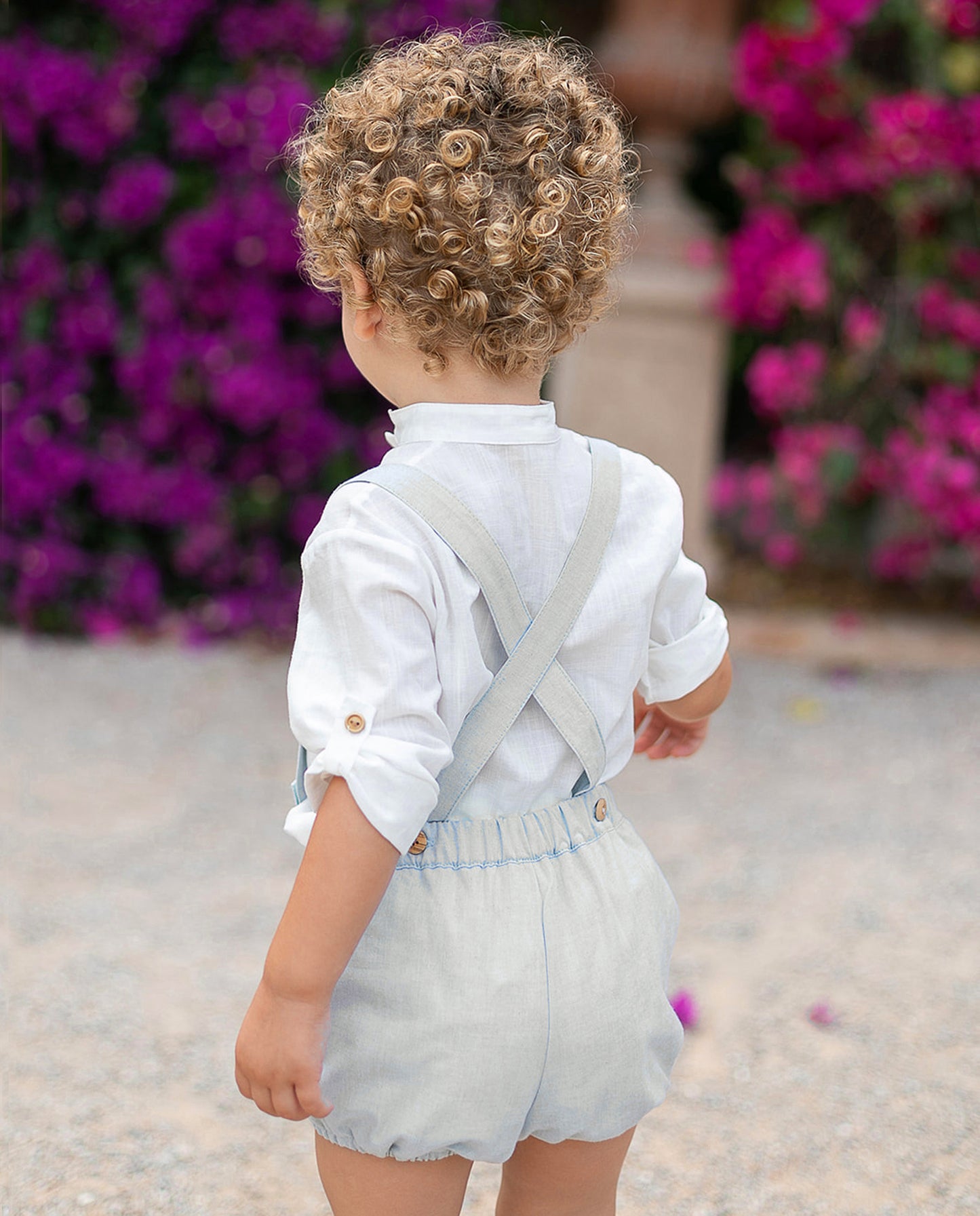 Camisa + Ranita de lino en verde agua - Coco Acqua