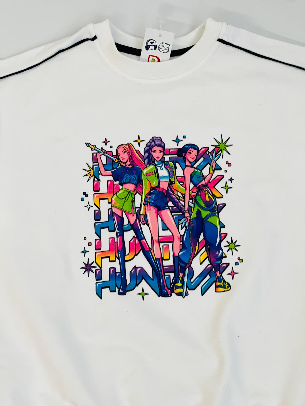 Chandal blanco y negro K- Pop - pronta moda