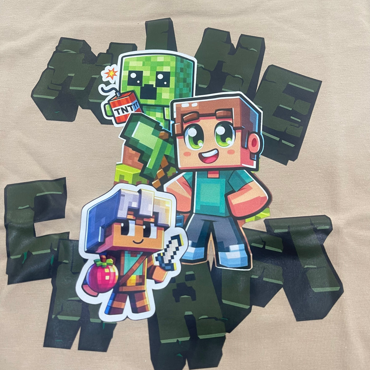 Conjunto niño 3PZ Minecraft