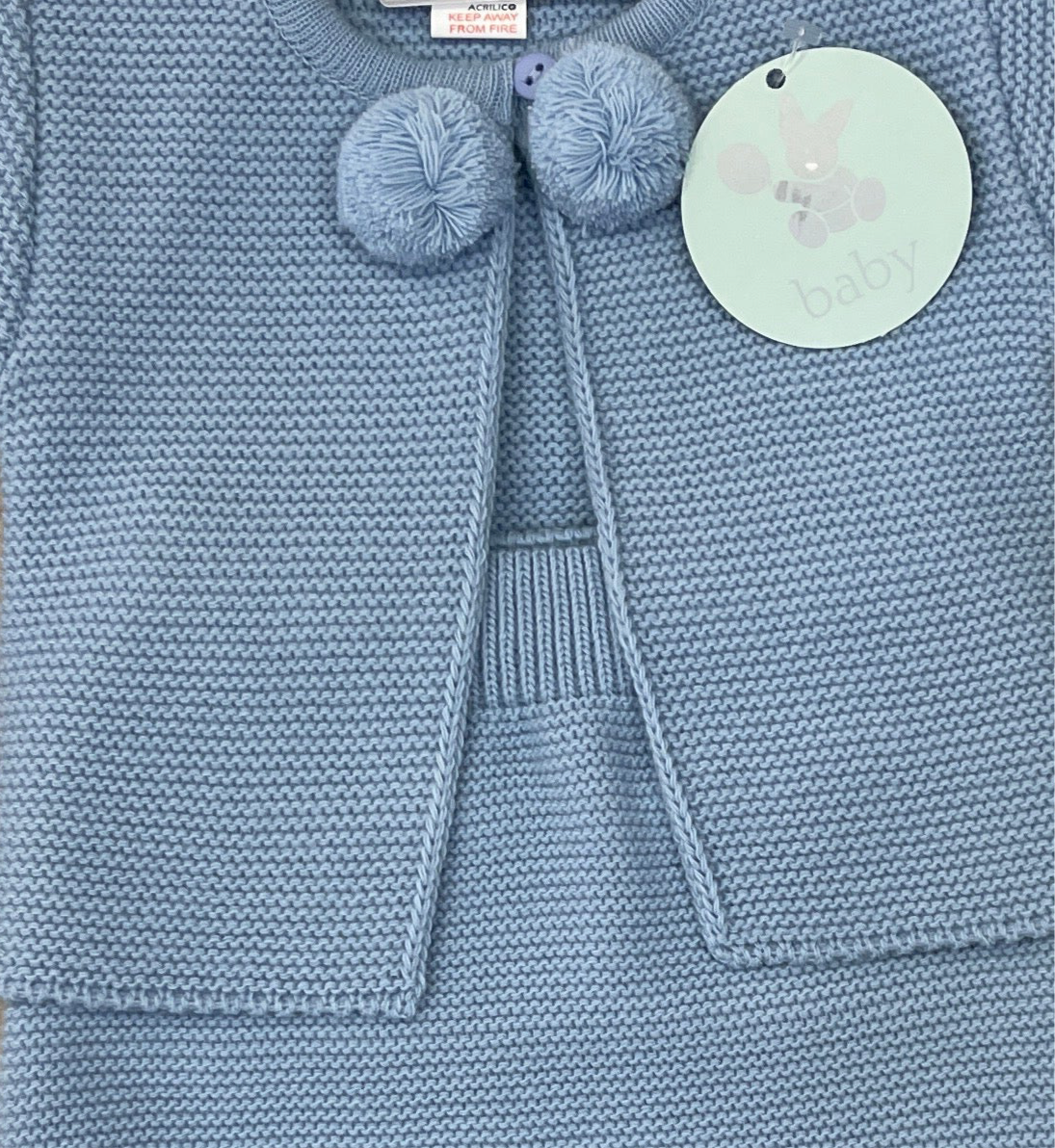 Conjunto lana 2 PZ color azafata- Baby