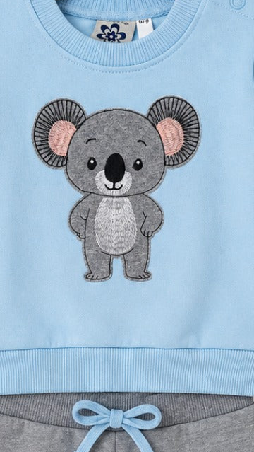Chándal azul koala de Bebé
