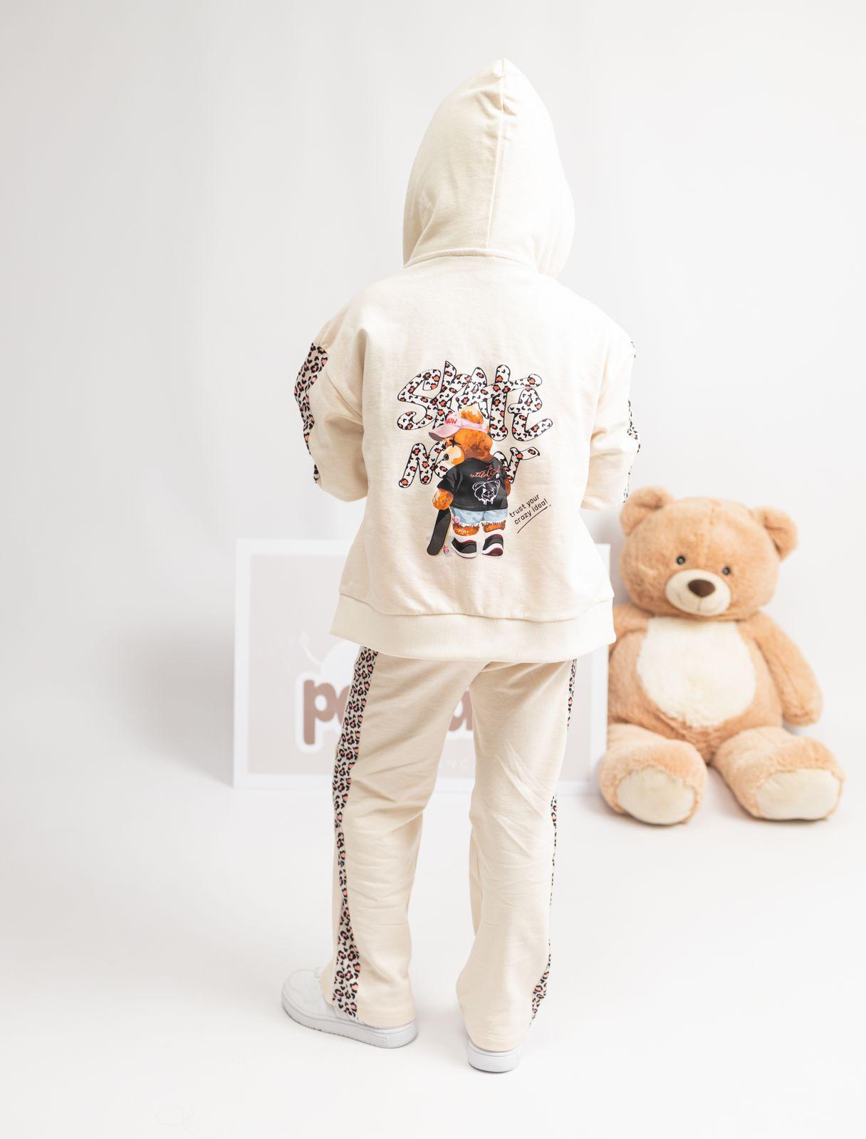 Conjunto de niña de 3 piezas oso Skate - primavera