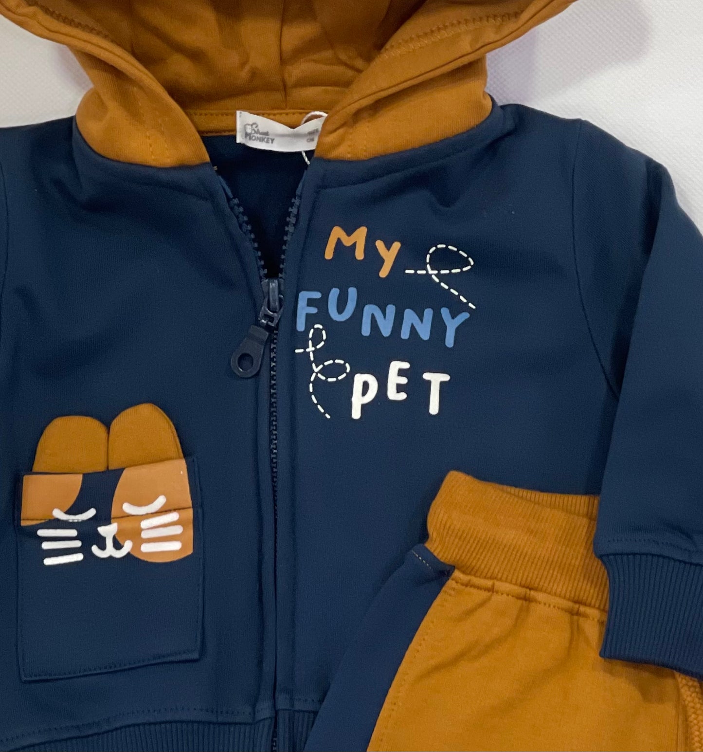 Chándal niño con cremarera - Street Monkey Invierno