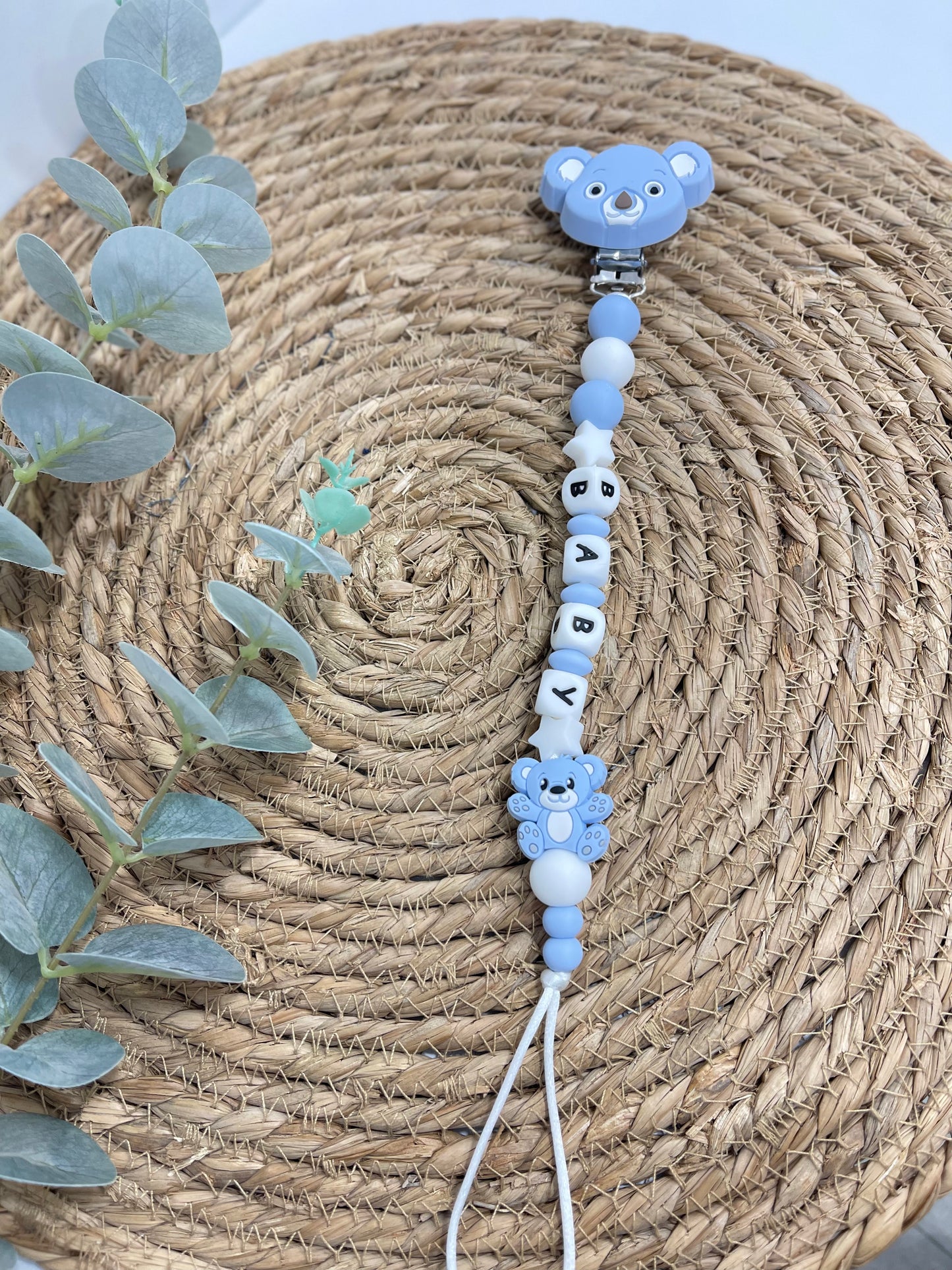 Cadenas chupetes de silicona ositos