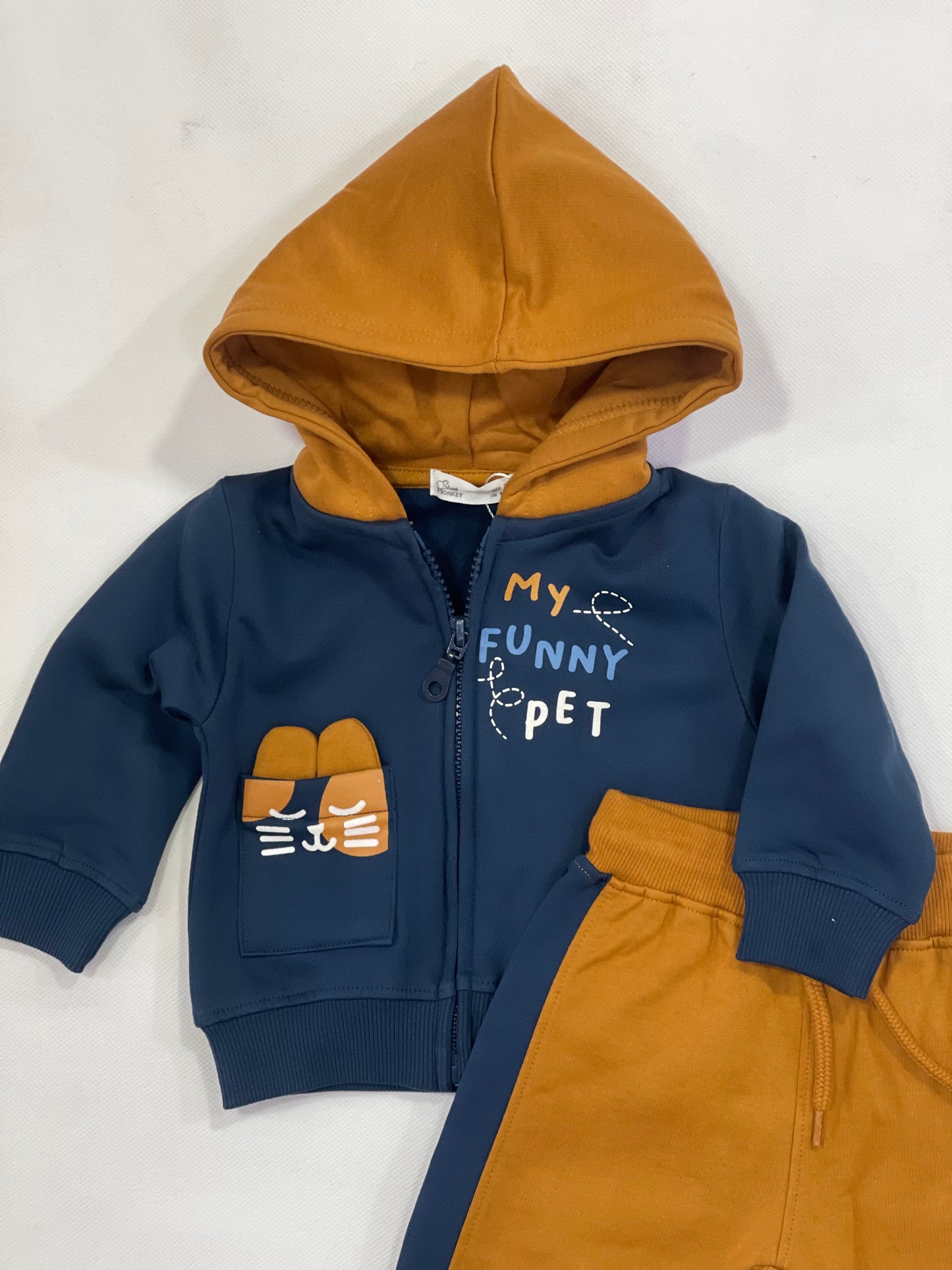 Chándal niño con cremarera - Street Monkey Invierno