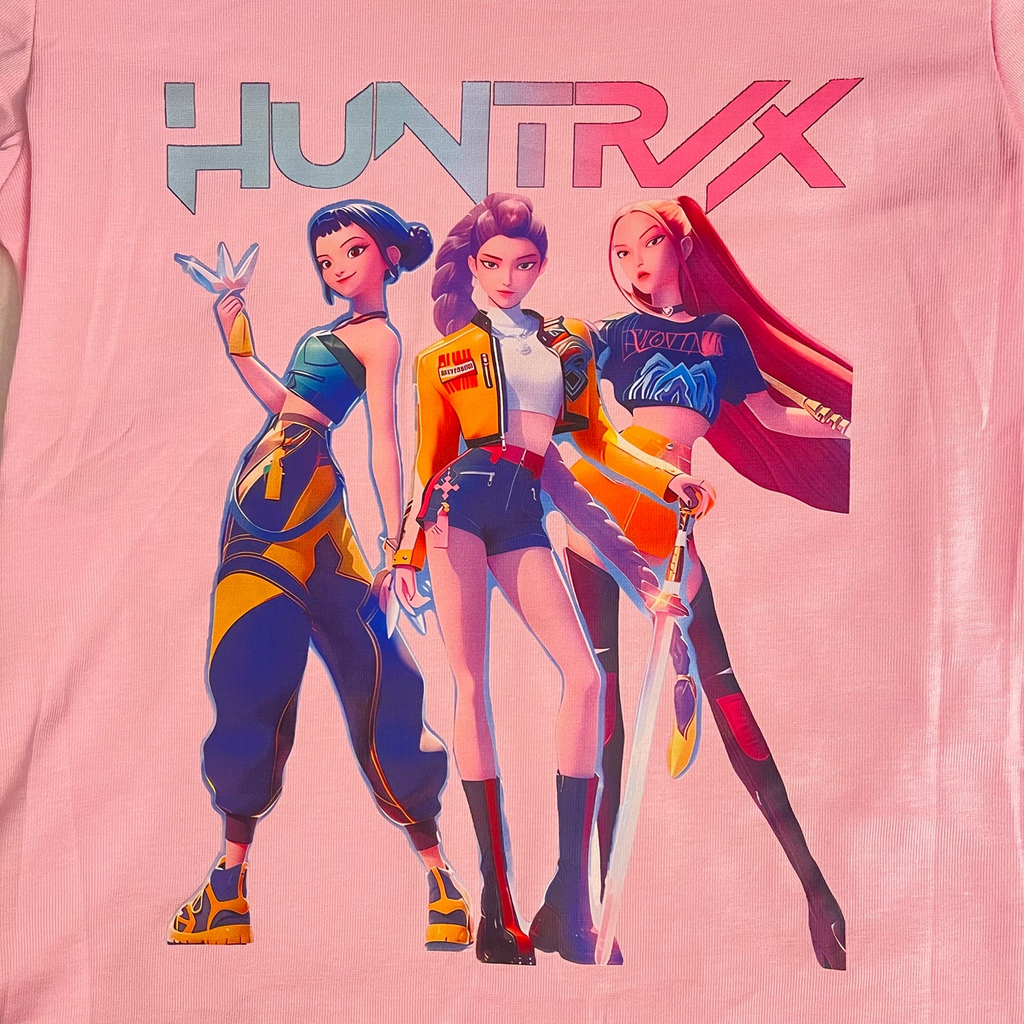 Camiseta manga corta en rosa k-Pop - Pronta moda