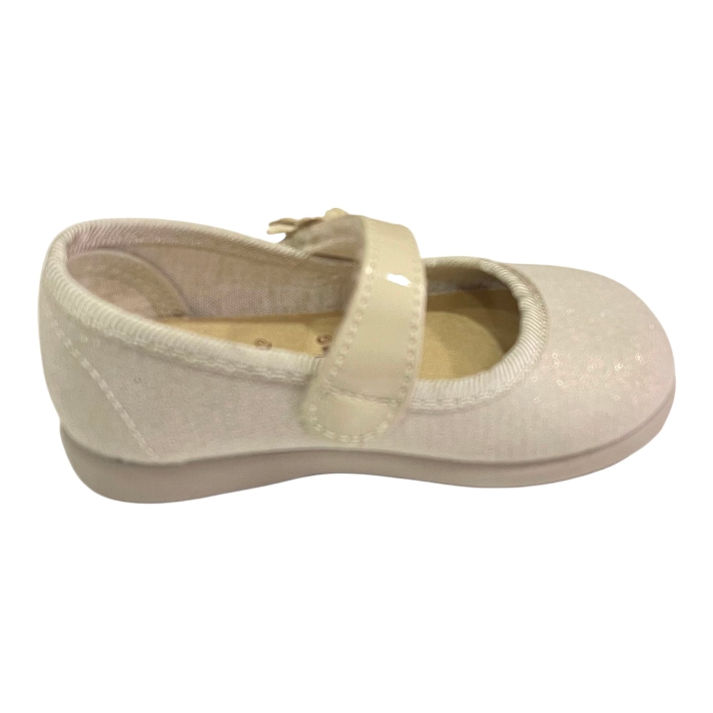 Merceditas turia correa de niña, flor oro - Tokolate
