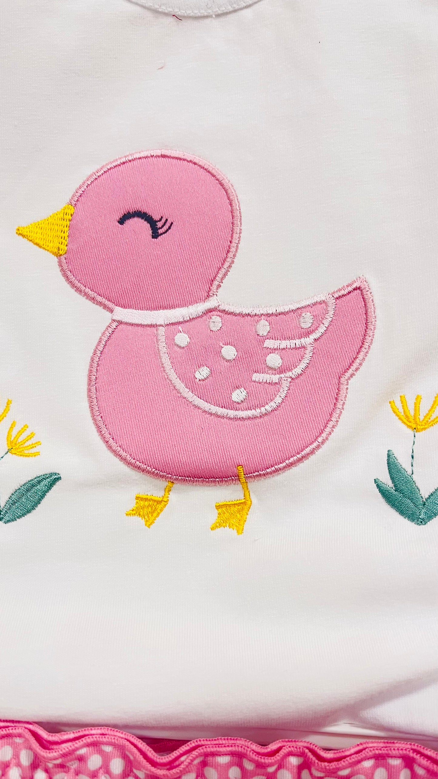 Conjunto patito de baño para niña bebé