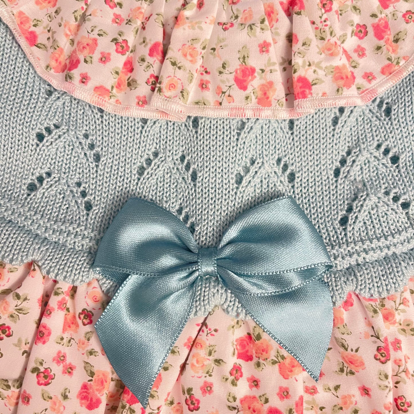 Vestido estampado cuerpo de punto