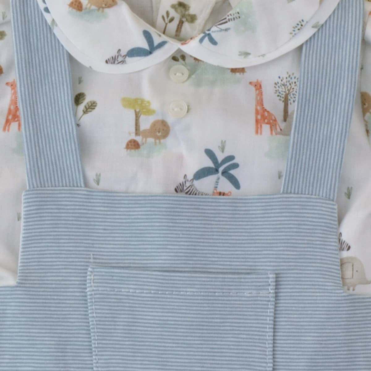 Conjunto Peto camisa Safari - Baby Ferr