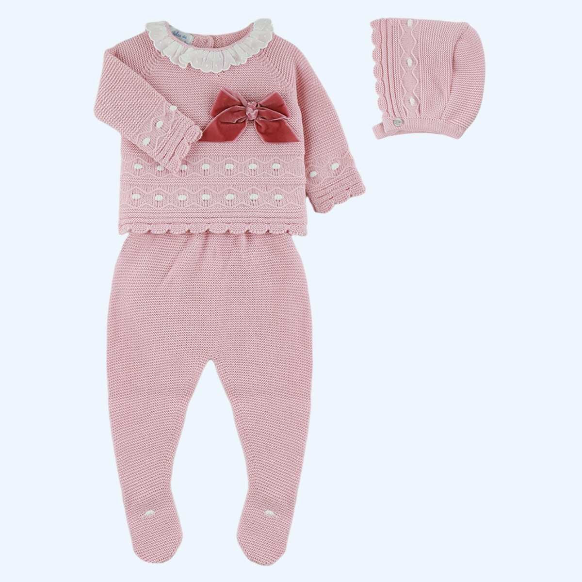 Conjunto bebé niña - Dulce de Fresa- invierno