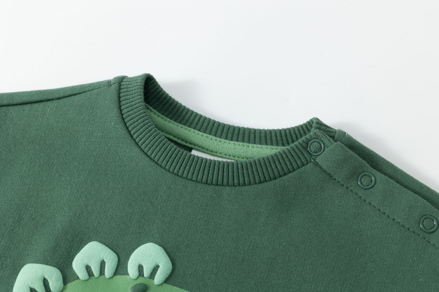 Sudadera bebé dinosaurio en verde - Newness invierno