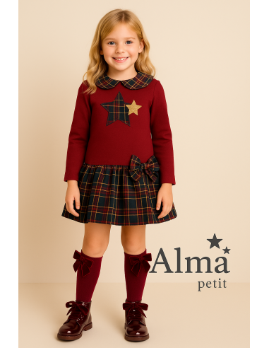 Vestido niña estrella - Alma Petit