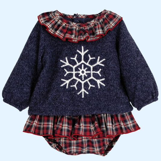 Conjunto Pololo Niña Bebé Monzón- Calamaro