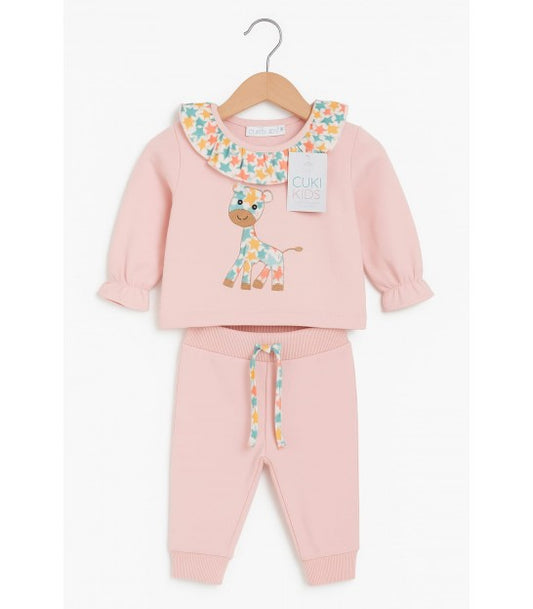 Chándal Bebé jirafa multicolor