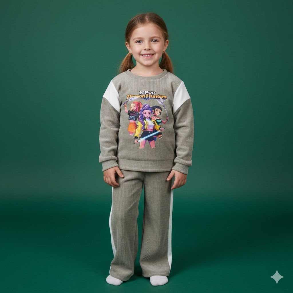 Chandal de niña K- Pop color arena - Pronta Moda