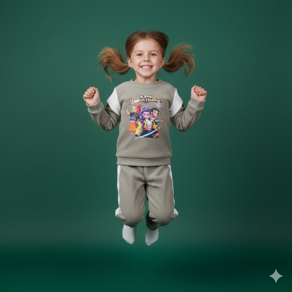 Chandal de niña K- Pop color arena - Pronta Moda