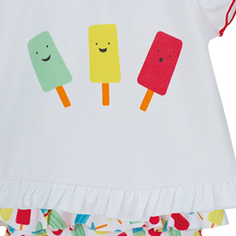 Conjunto de camiseta y bañador de Calamaro