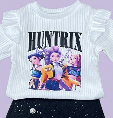 Conjunto falta pantalón K-pop - Pronta Moda