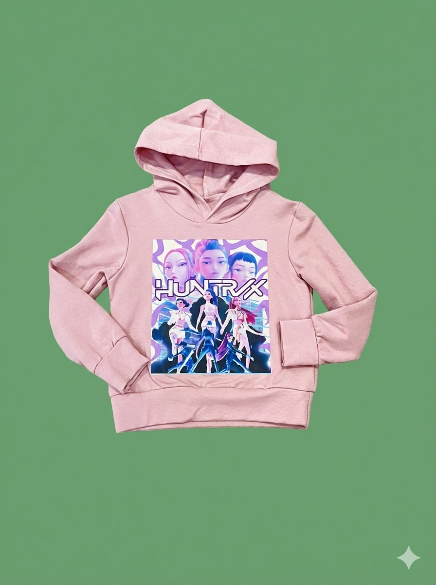 Sudadera k-Pop en rosa palo - Pronta moda