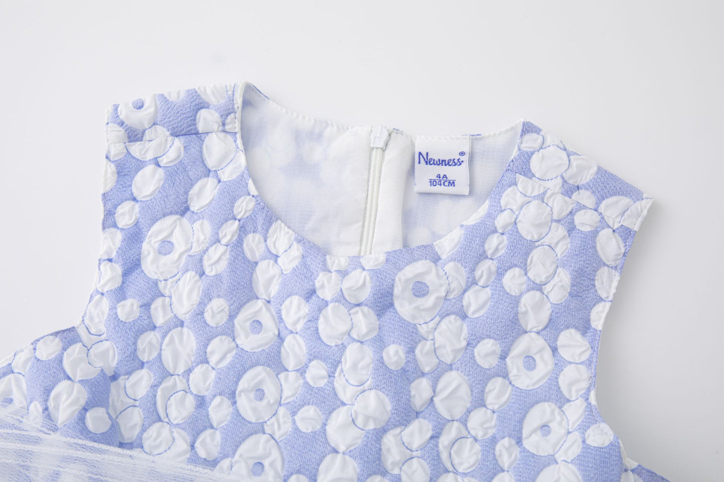 Vestido ceremonia azul de niña - Newness