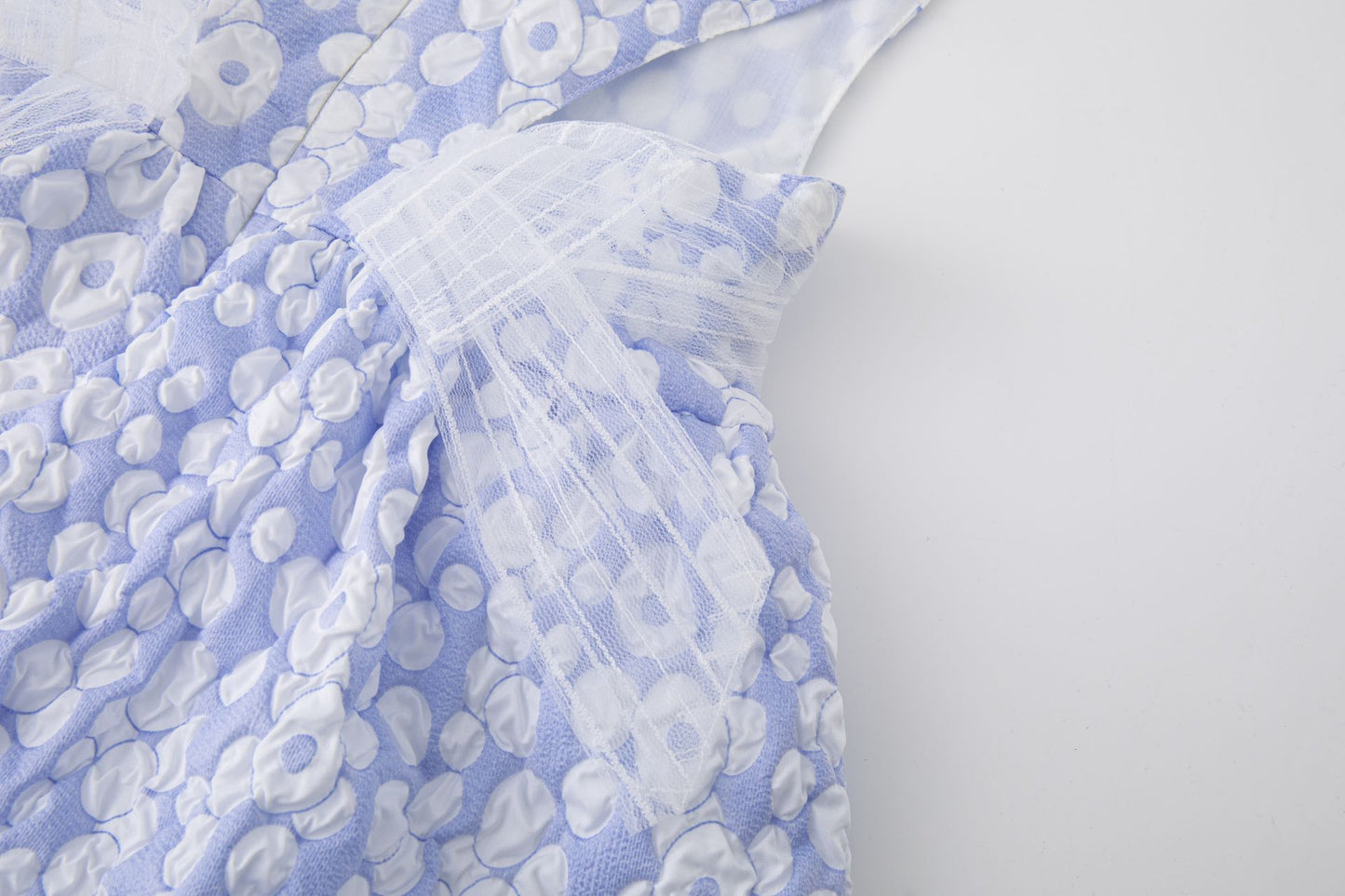 Vestido ceremonia azul de niña - Newness