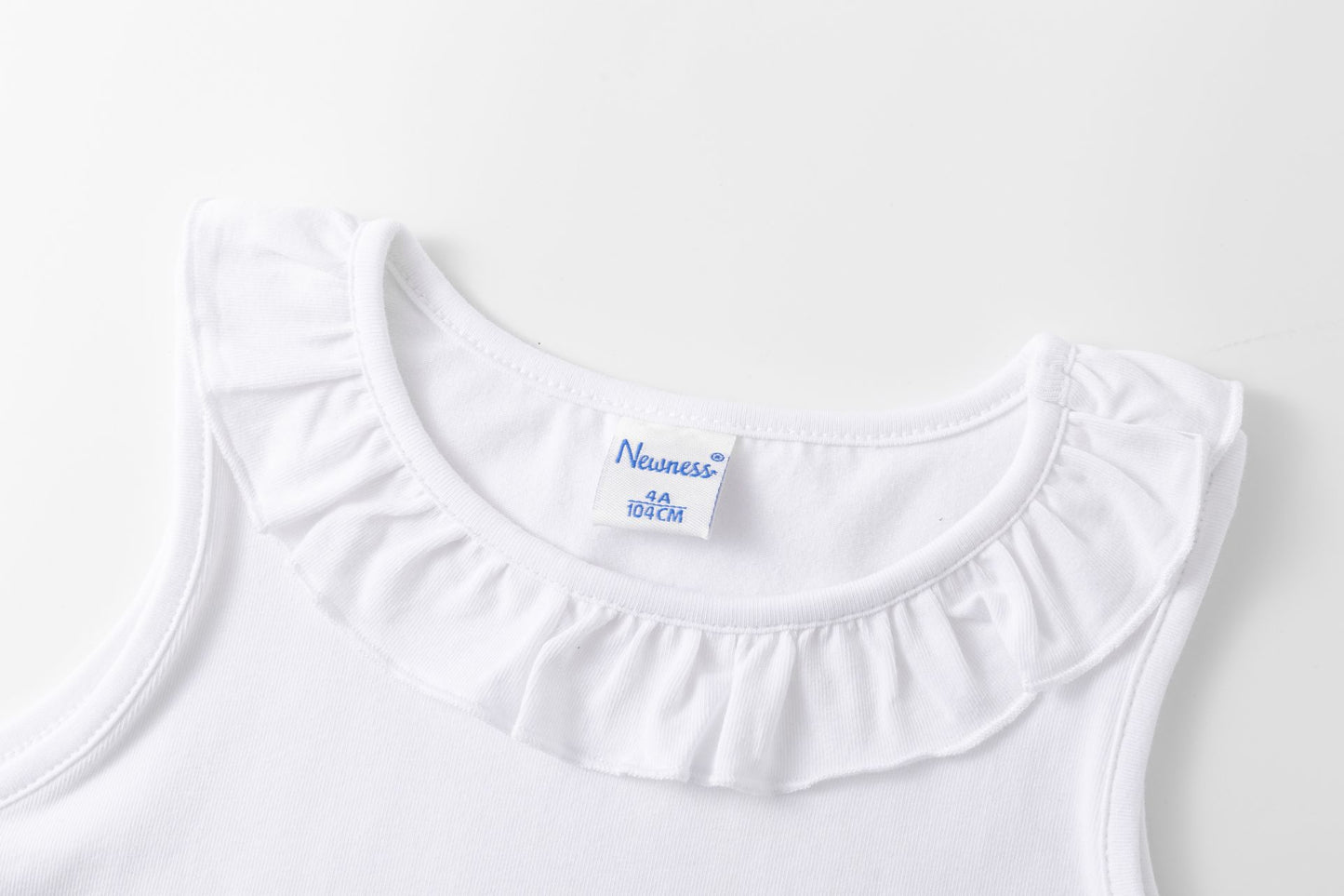 Camiseta de niña de algodón de primavera verano es Newness
