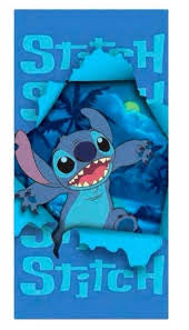 Toalla playa de súper Stitch - Disney
