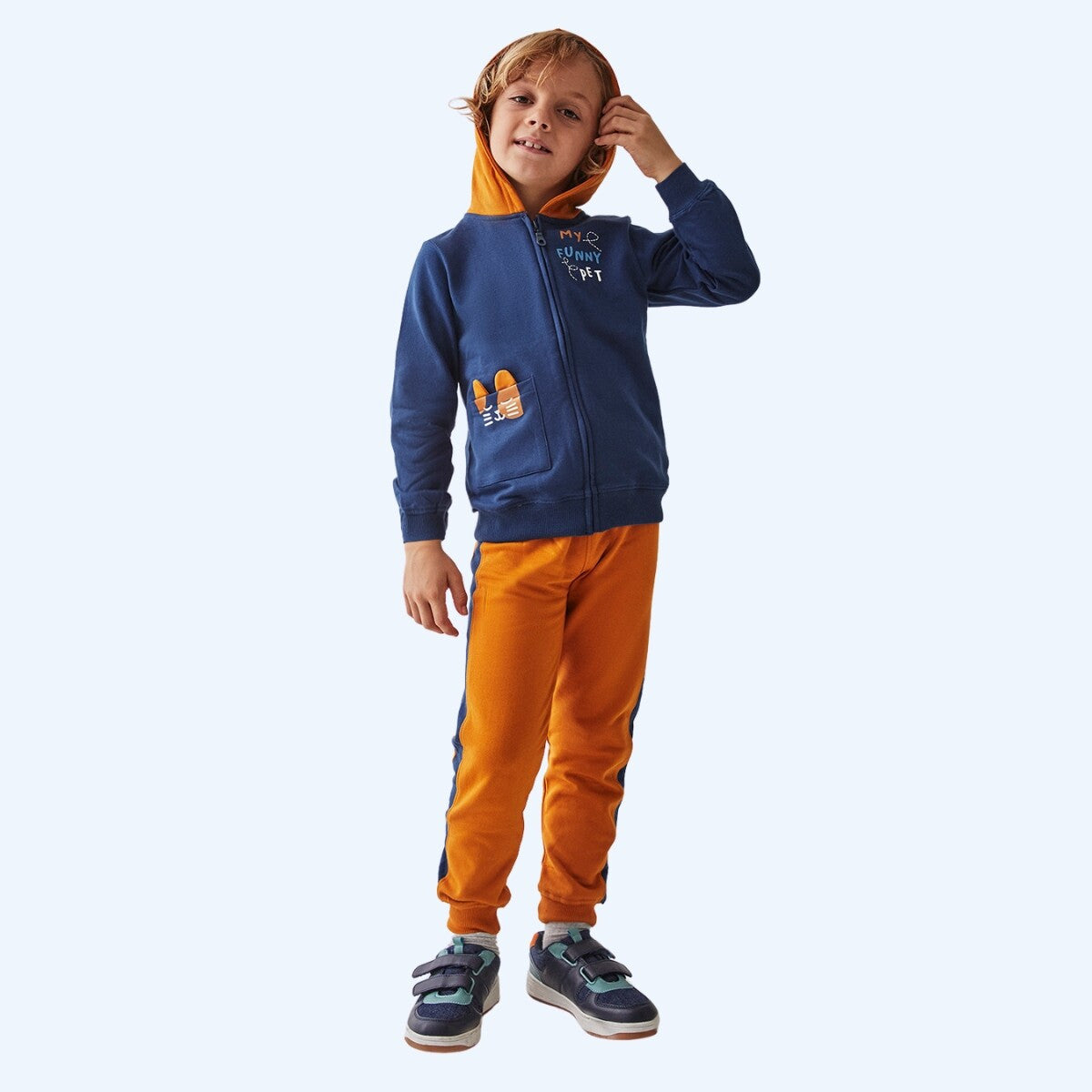 Chándal niño con cremarera - Street Monkey Invierno