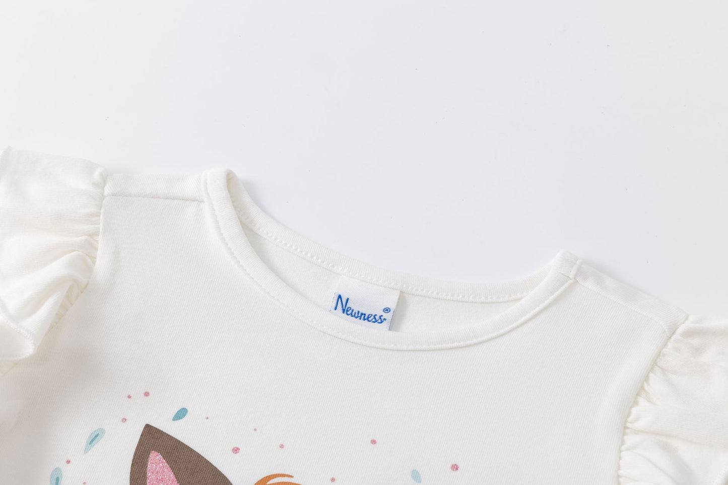 Camiseta niña blanca con zorrito - Newness