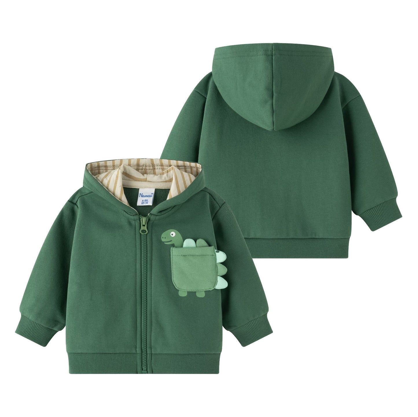 Sudadera con cremallera con dino - Newness invierno