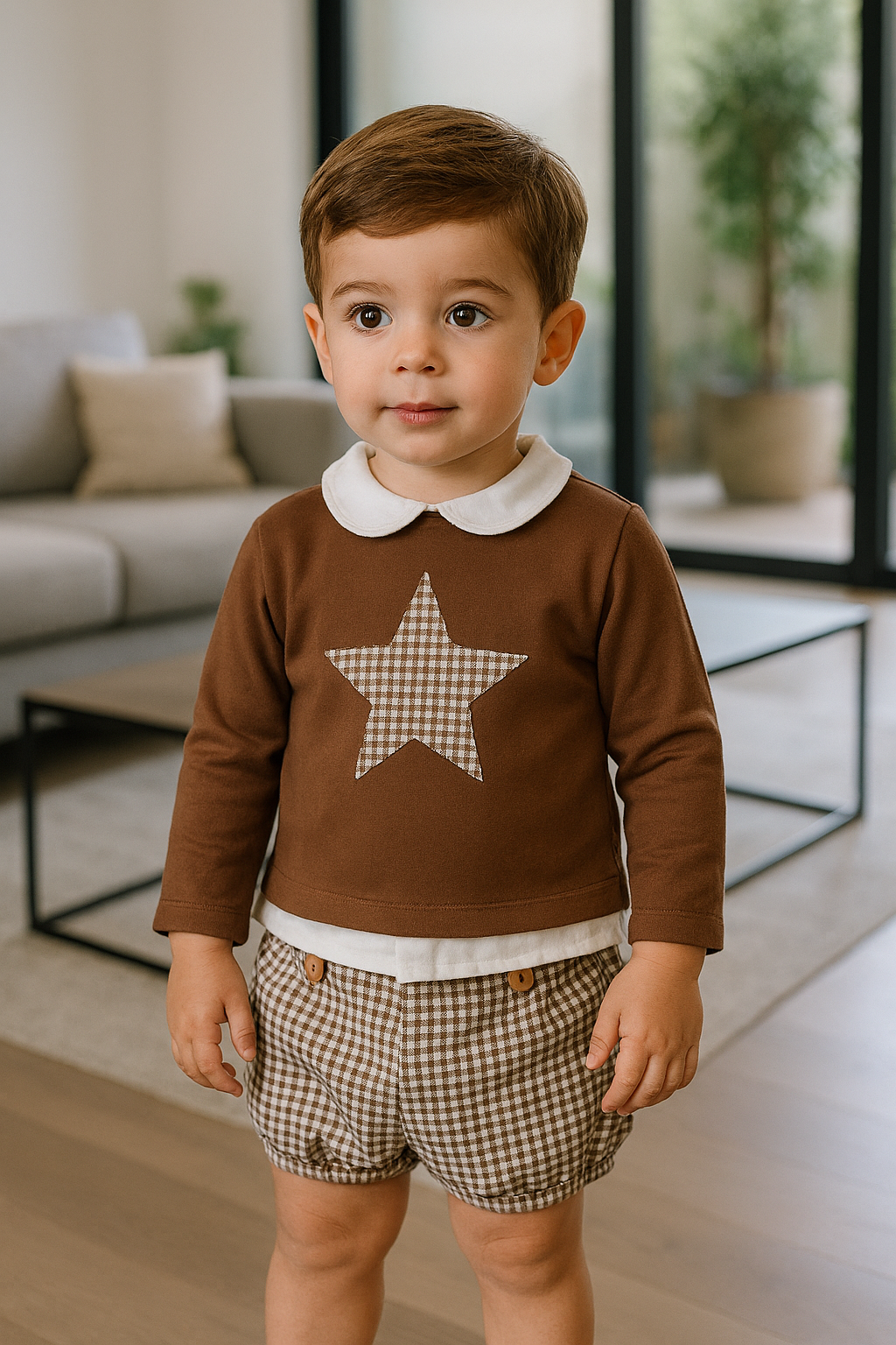 Conjunto niño marrón Vichi