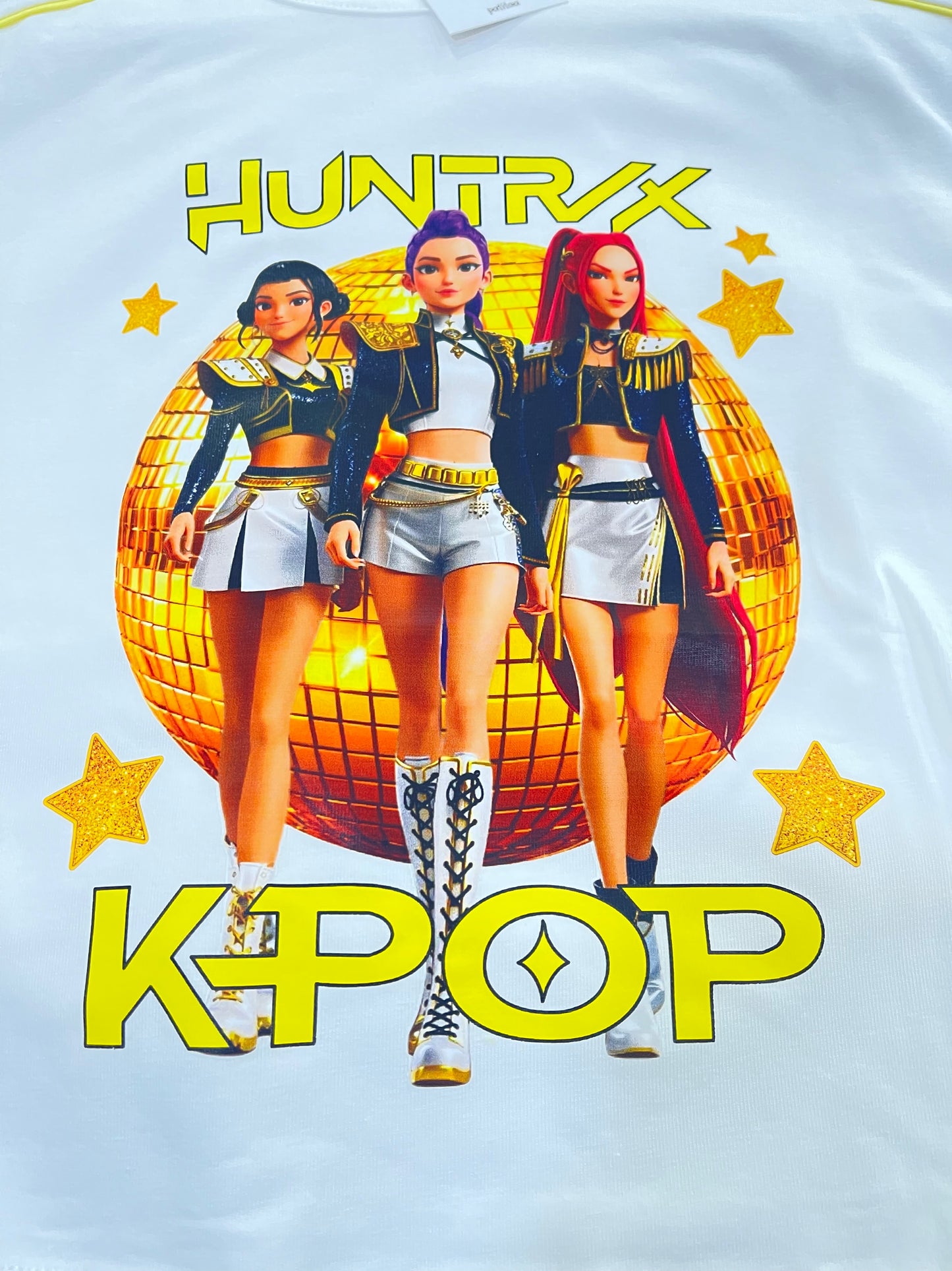 Conjunto amarillo con lazos - K- Pop