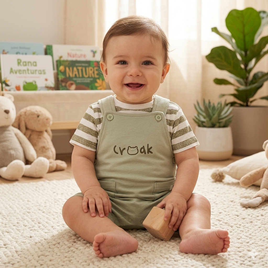 Conjunto de bebé 2 piezas en verde - Babybol