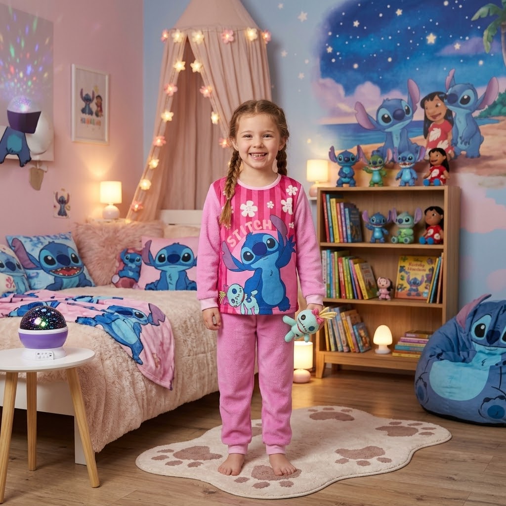 Pijama Stitch de niña ( 2 - 8 años ) - Disney