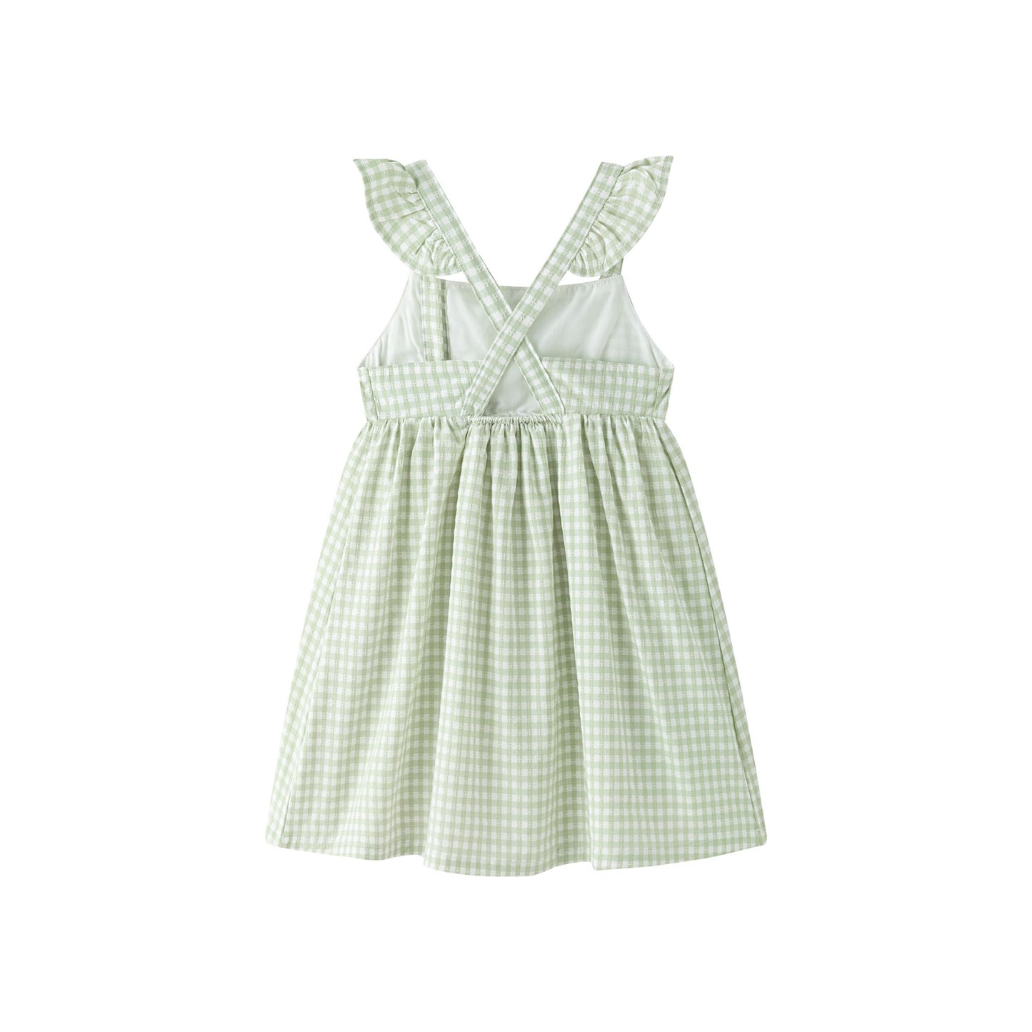 Vestido vichy en verde - Newness 2025