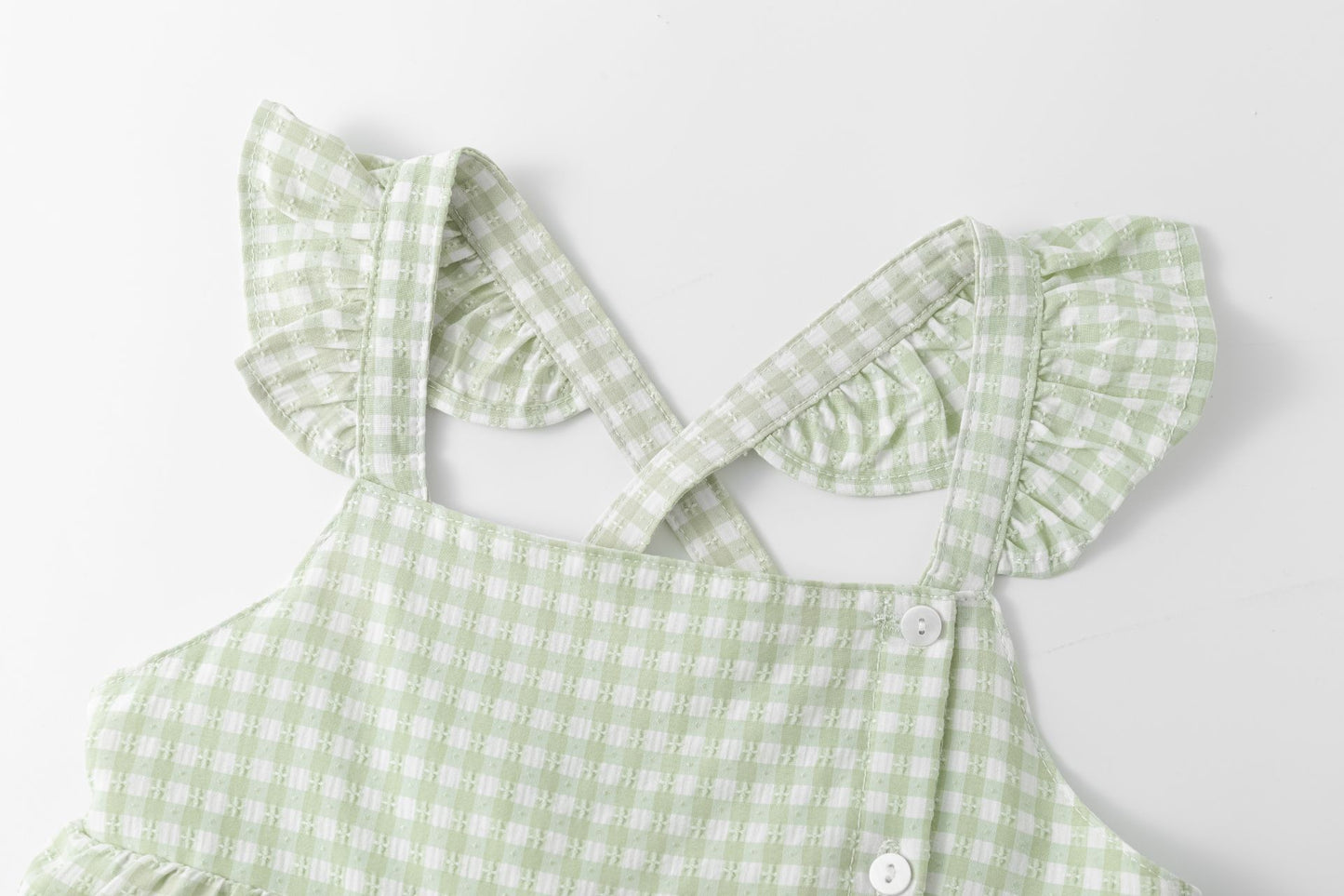 Vestido vichy en verde - Newness 2025