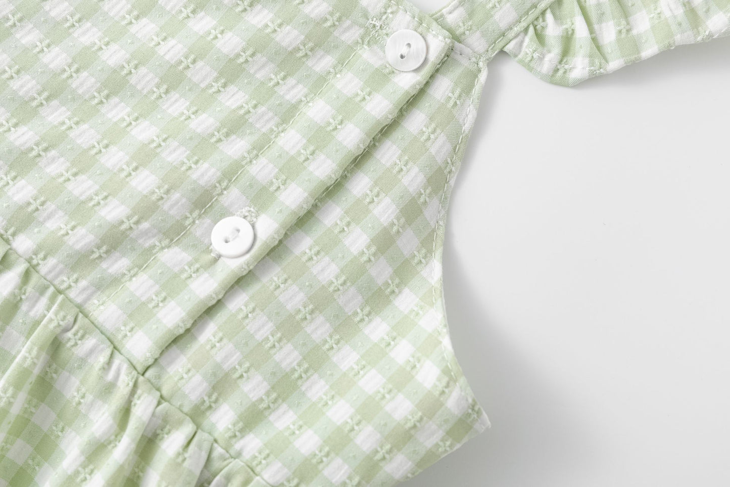 Vestido vichy en verde - Newness 2025