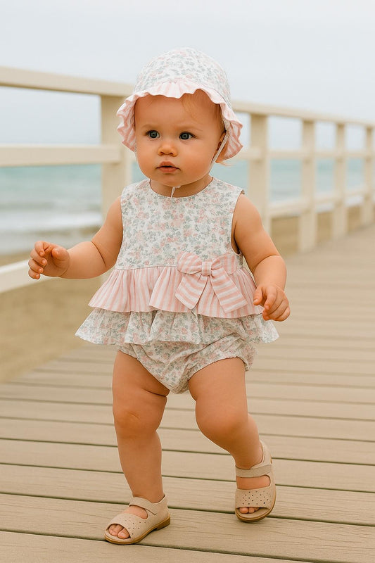 Ranita + gorro de niña - Coco Acqua